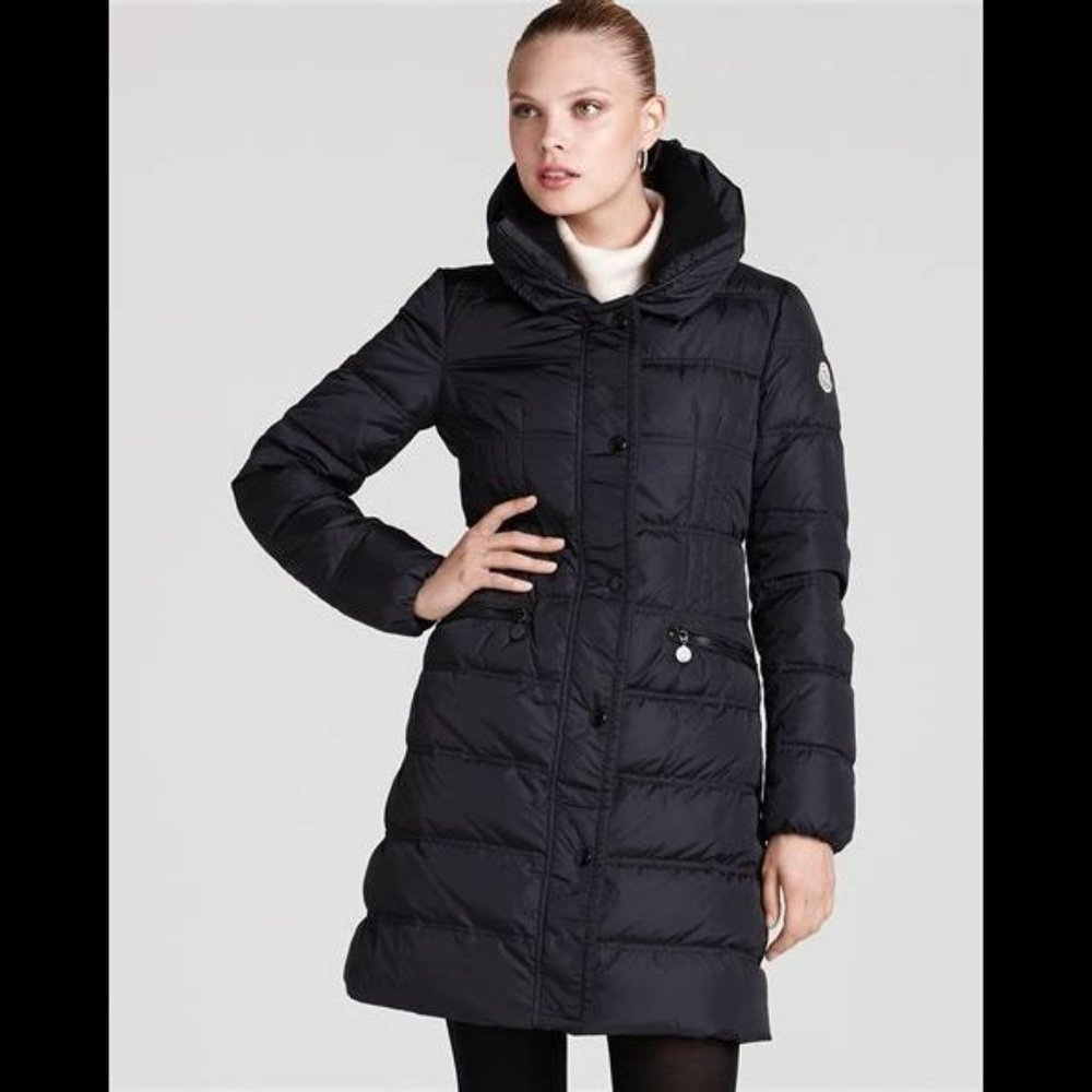 NWOT Moncler VOS Giubboto 3/4 puffer no hood, black, size 3 RARE FIND!! - Picture 1 of 17